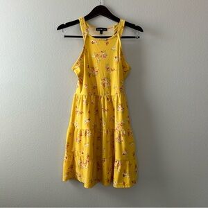 Yellow Floral Whimsical Cottage Core Dress